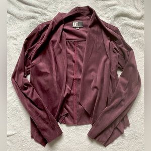 Faux Suede Jacket